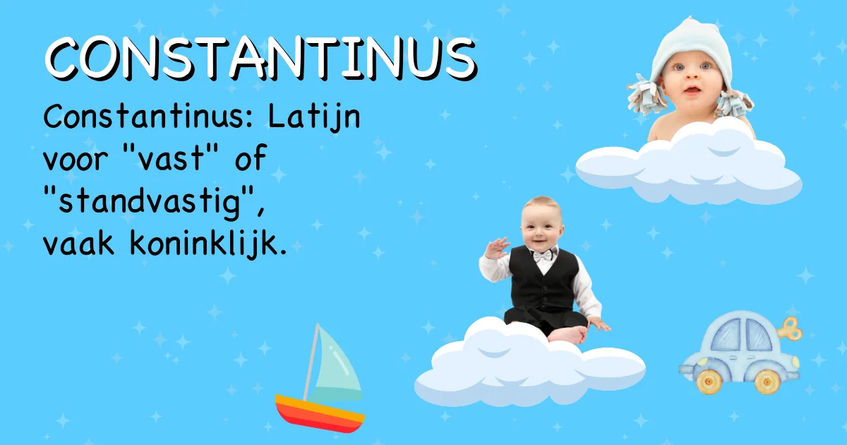 Betekenis van de naam Constantinus - Ontdek de herkomst en betekenis van deze voornaam