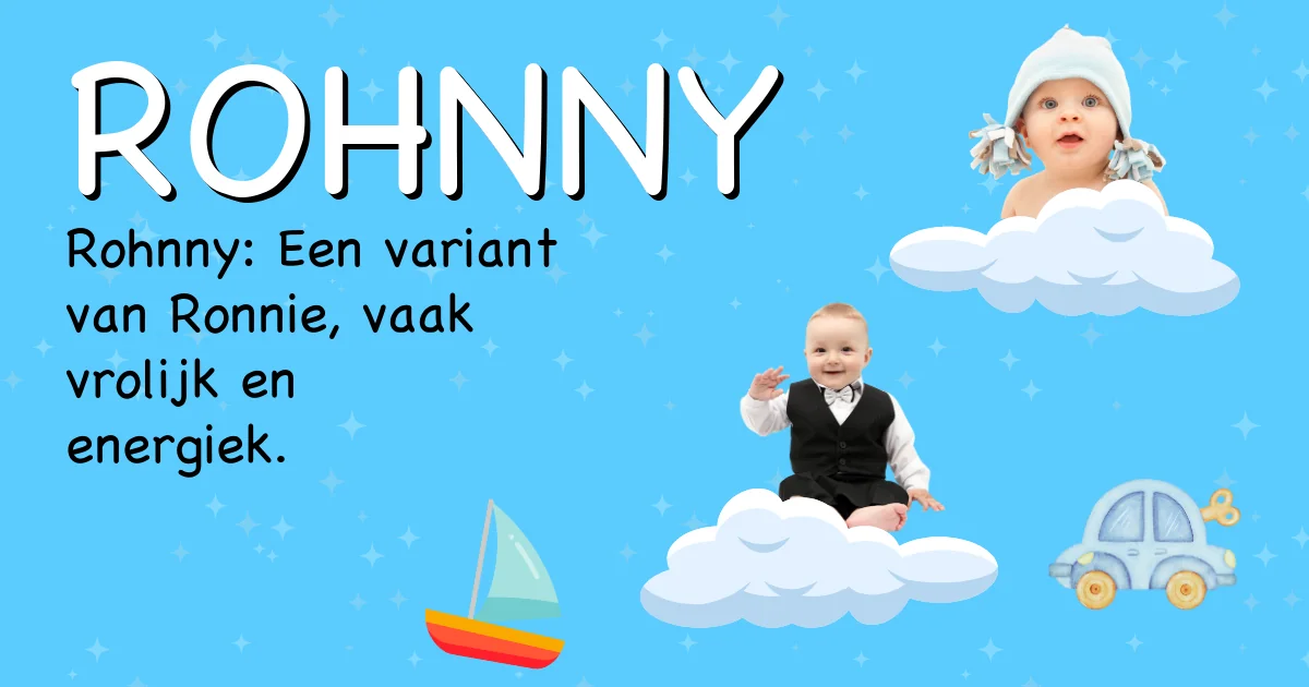 Betekenis van de naam Rohnny - Ontdek de herkomst en betekenis van deze voornaam