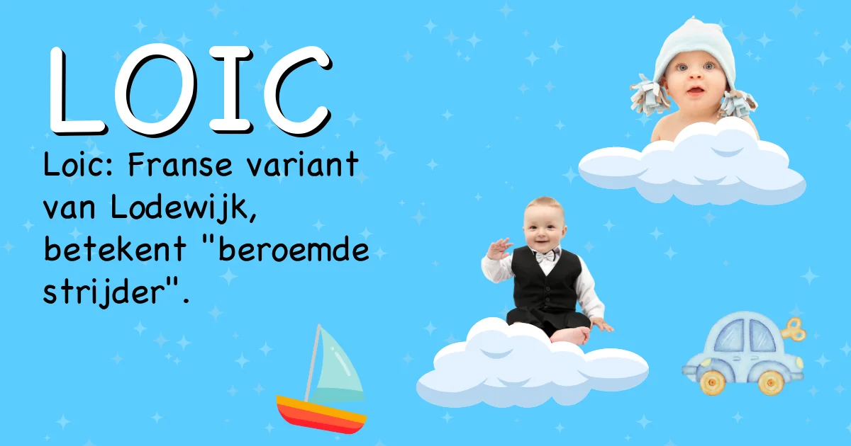 Betekenis van de naam Loic - Ontdek de herkomst en betekenis van deze voornaam