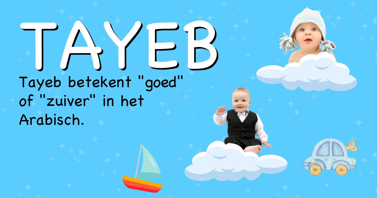 Betekenis van de naam Tayeb - Ontdek de herkomst en betekenis van deze voornaam