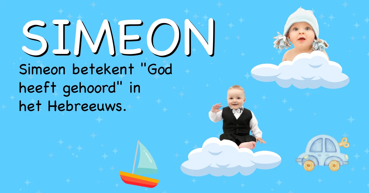 Betekenis van de naam Simeon - Ontdek de herkomst en betekenis van deze voornaam