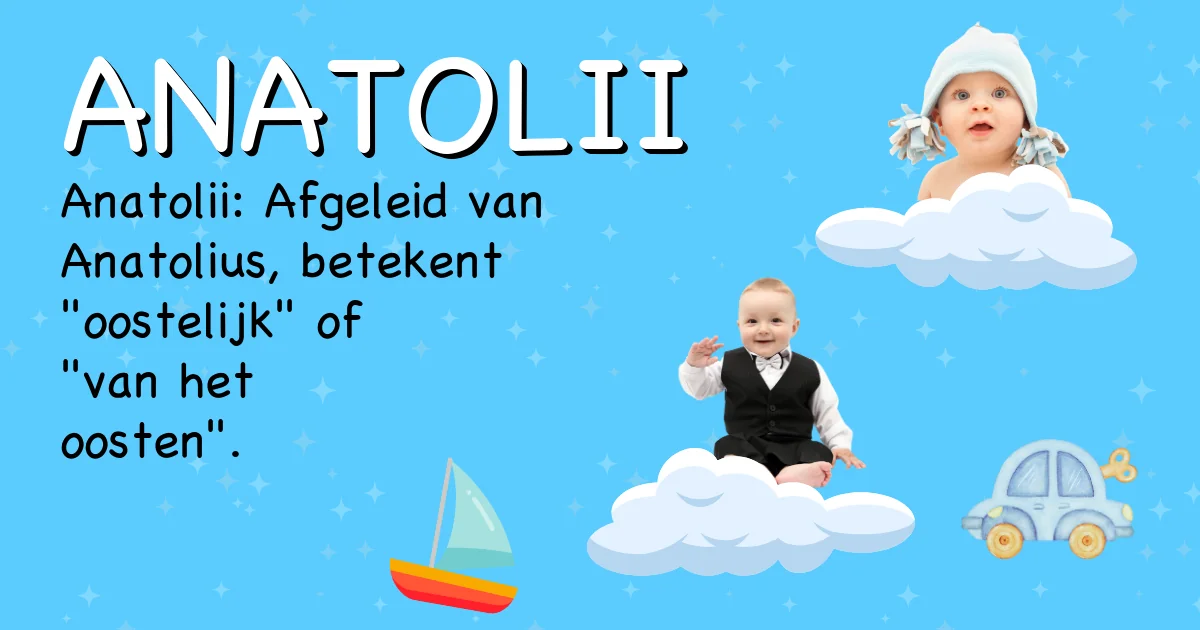 Betekenis van de naam Anatolii - Ontdek de herkomst en betekenis van deze voornaam