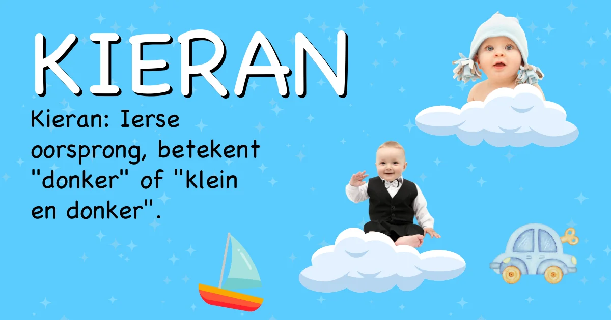 Betekenis van de naam Kieran - Ontdek de herkomst en betekenis van deze voornaam