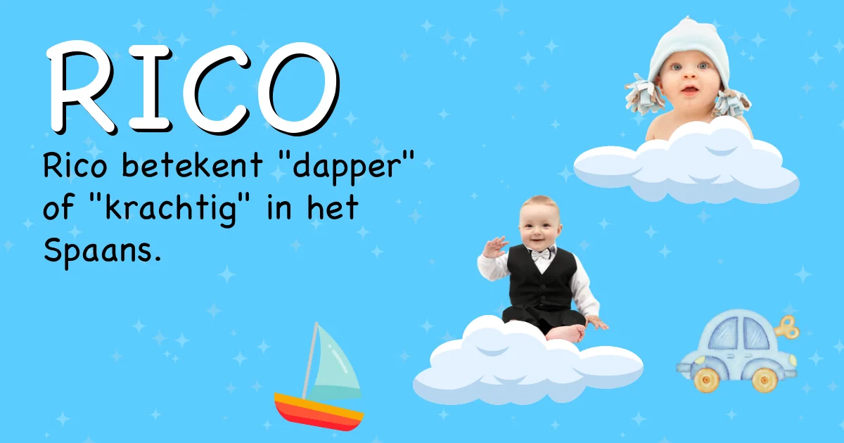 Betekenis van de naam Rico - Ontdek de herkomst en betekenis van deze voornaam