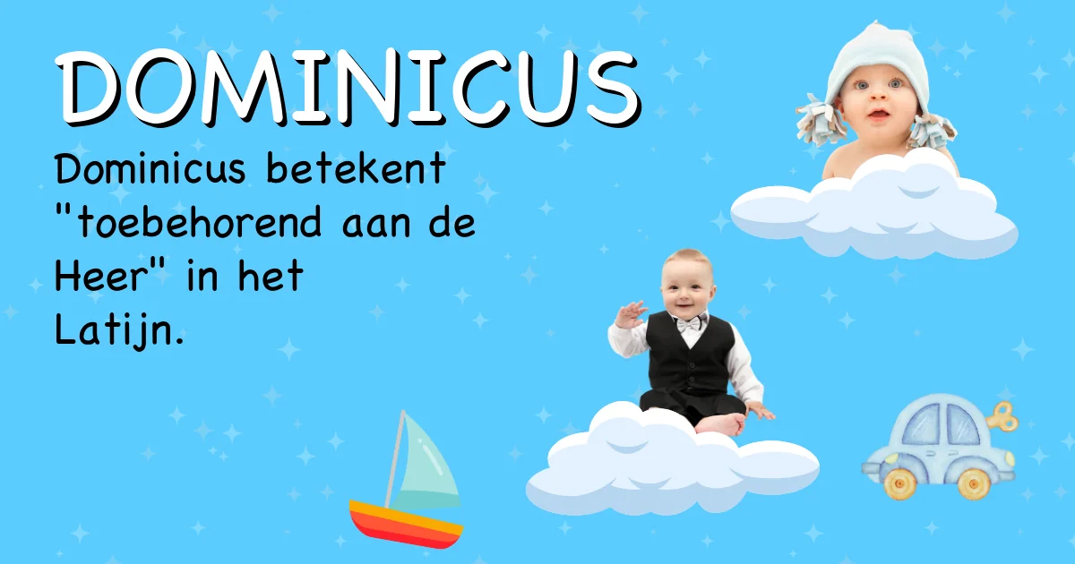 Betekenis van de naam Dominicus - Ontdek de herkomst en betekenis van deze voornaam
