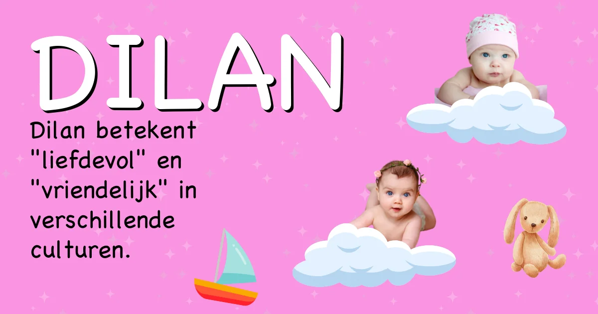 Betekenis van de naam Dilan - Ontdek de herkomst en betekenis van deze voornaam