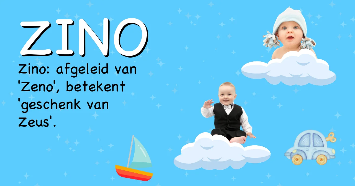 Betekenis van de naam Zino - Ontdek de herkomst en betekenis van deze voornaam