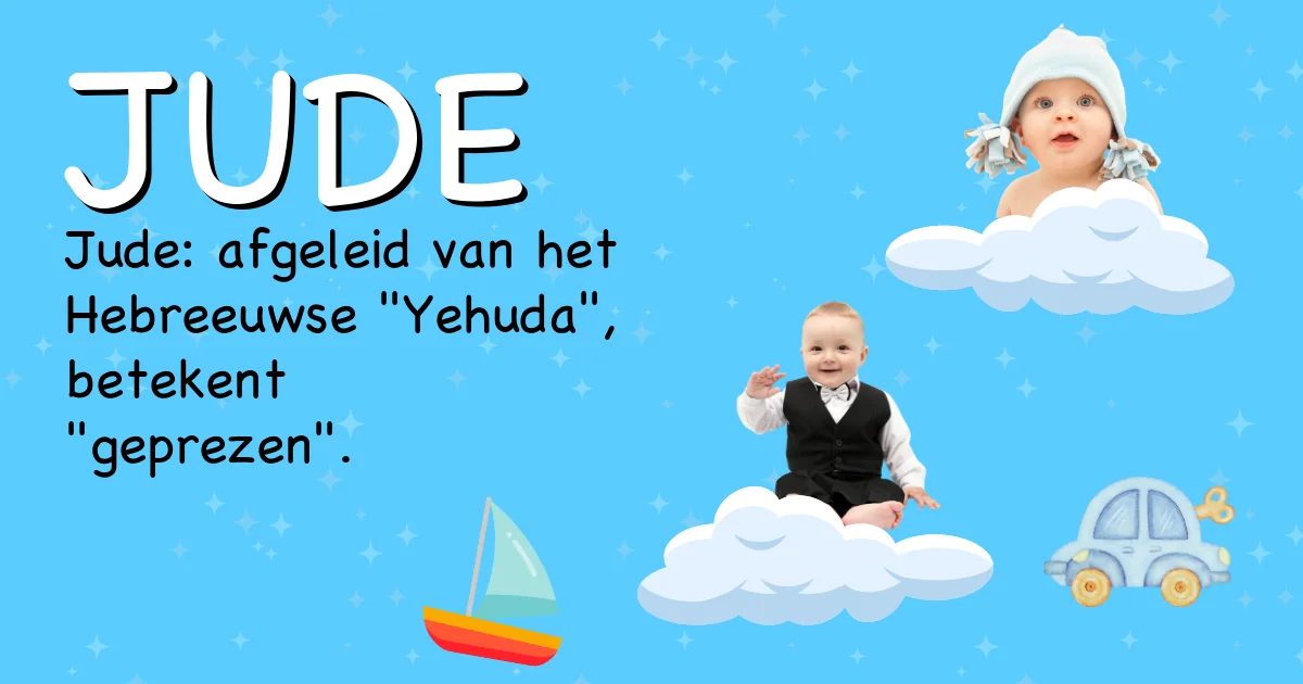 Betekenis van de naam Jude - Ontdek de herkomst en betekenis van deze voornaam