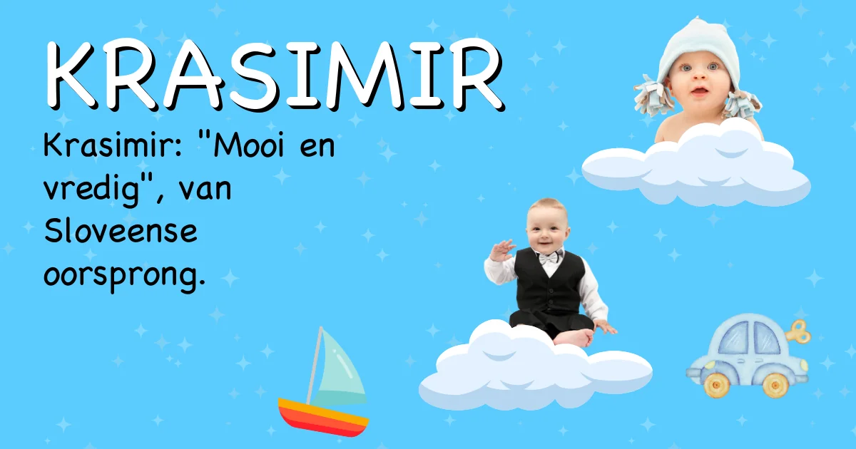 Betekenis van de naam Krasimir - Ontdek de herkomst en betekenis van deze voornaam