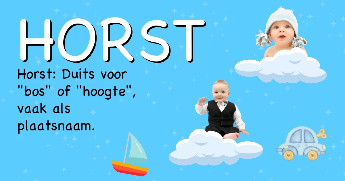 Betekenis van de naam Horst - Ontdek de herkomst en betekenis van deze voornaam