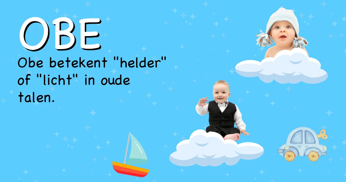 Betekenis van de naam Obe - Ontdek de herkomst en betekenis van deze voornaam