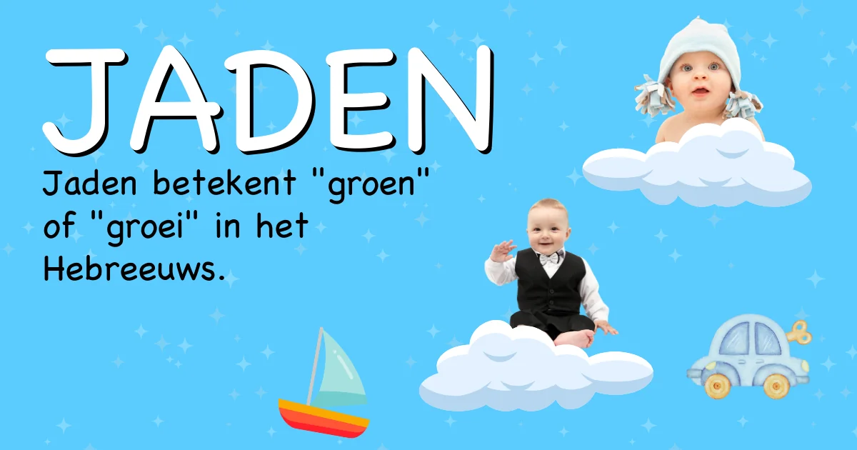Betekenis van de naam Jaden - Ontdek de herkomst en betekenis van deze voornaam