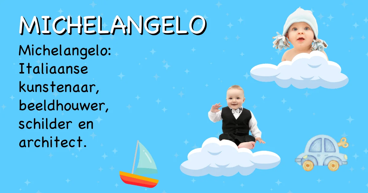 Betekenis van de naam Michelangelo - Ontdek de herkomst en betekenis van deze voornaam
