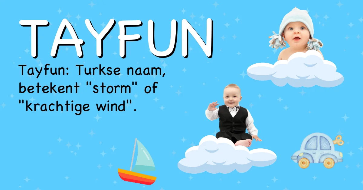 Betekenis van de naam Tayfun - Ontdek de herkomst en betekenis van deze voornaam