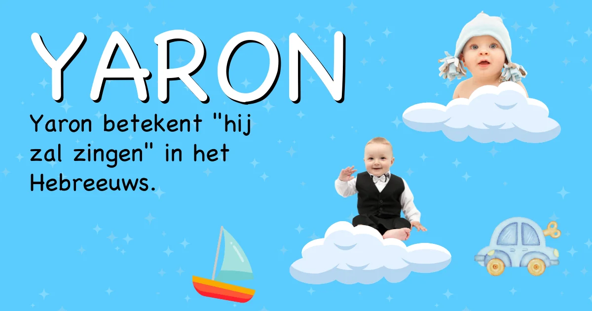 Betekenis van de naam Yaron - Ontdek de herkomst en betekenis van deze voornaam
