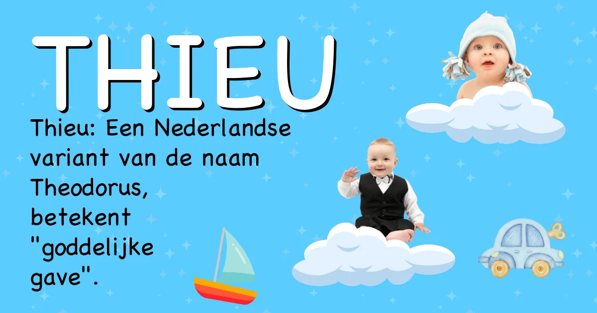 Betekenis van de naam Thieu - Ontdek de herkomst en betekenis van deze voornaam