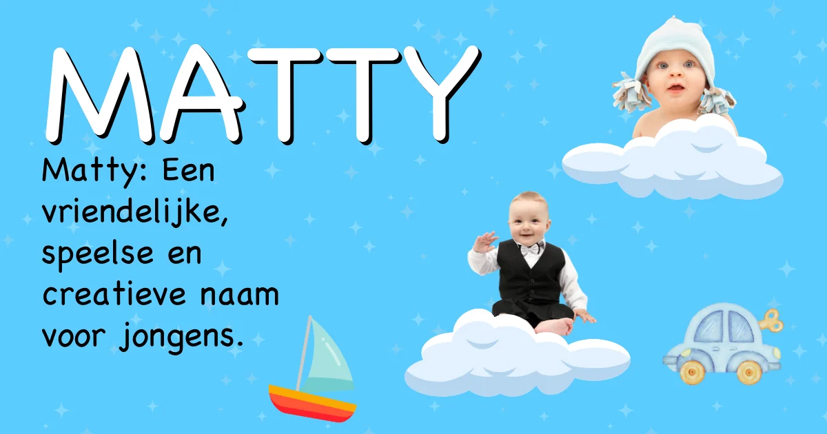 Betekenis van de naam Matty - Ontdek de herkomst en betekenis van deze voornaam
