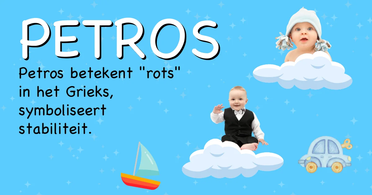 Betekenis van de naam Petros - Ontdek de herkomst en betekenis van deze voornaam