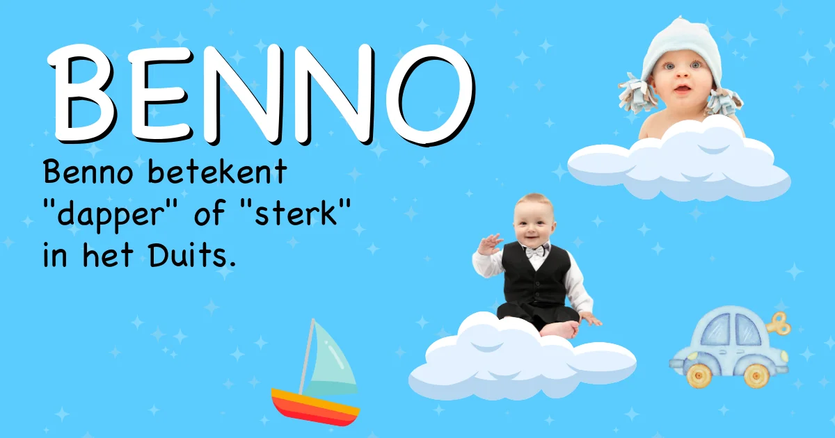 Betekenis van de naam Benno - Ontdek de herkomst en betekenis van deze voornaam
