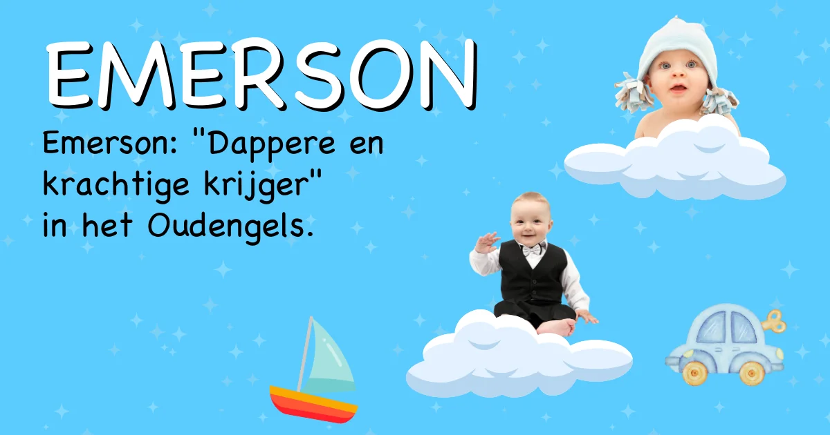 Betekenis van de naam Emerson - Ontdek de herkomst en betekenis van deze voornaam