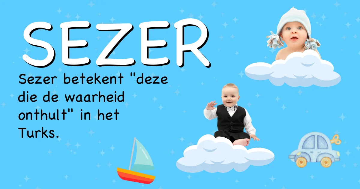 Betekenis van de naam Sezer - Ontdek de herkomst en betekenis van deze voornaam