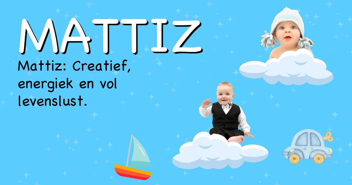 Betekenis van de naam Mattiz - Ontdek de herkomst en betekenis van deze voornaam