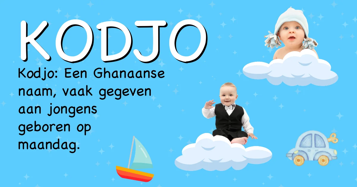 Betekenis van de naam Kodjo - Ontdek de herkomst en betekenis van deze voornaam