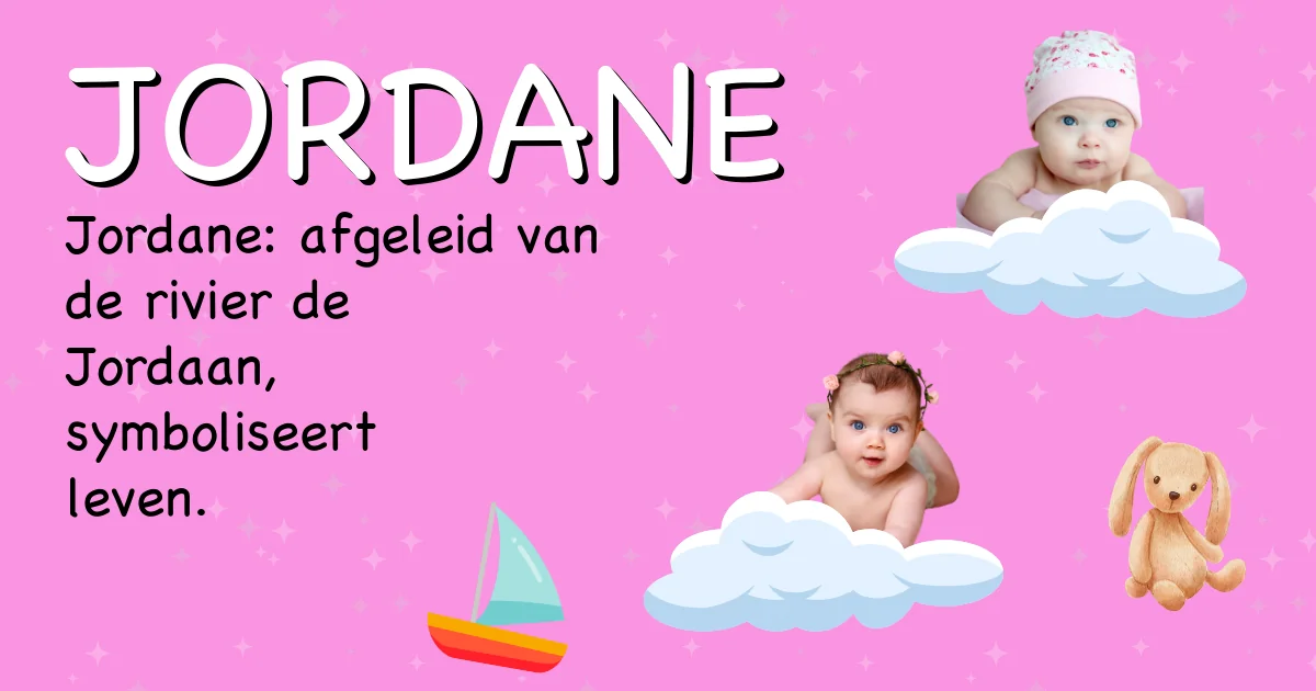 Betekenis van de naam Jordane - Ontdek de herkomst en betekenis van deze voornaam