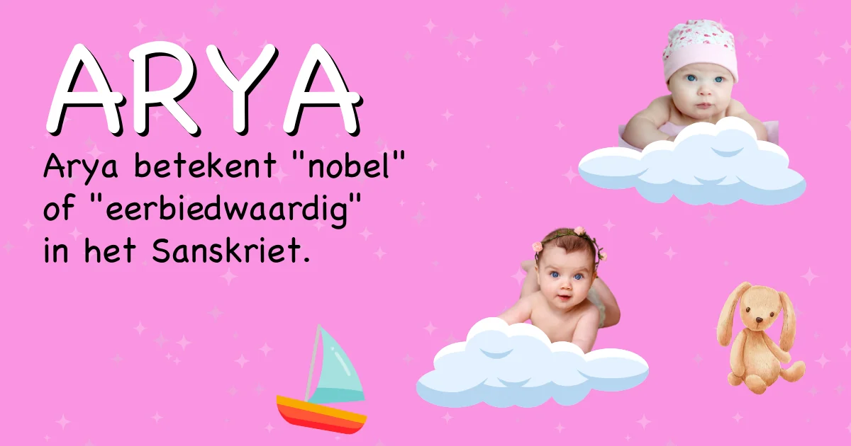 Betekenis van de naam Arya - Ontdek de herkomst en betekenis van deze voornaam