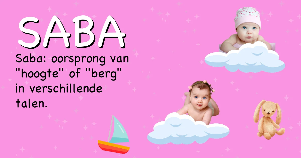 Betekenis van de naam Saba - Ontdek de herkomst en betekenis van deze voornaam