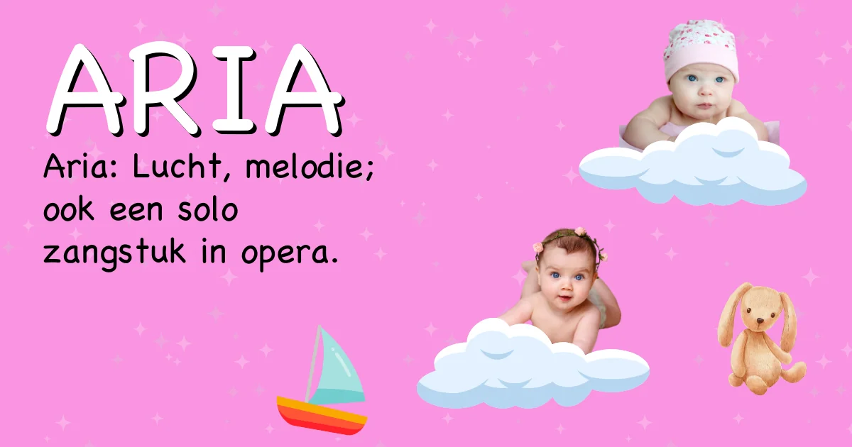 Betekenis van de naam Aria - Ontdek de herkomst en betekenis van deze voornaam