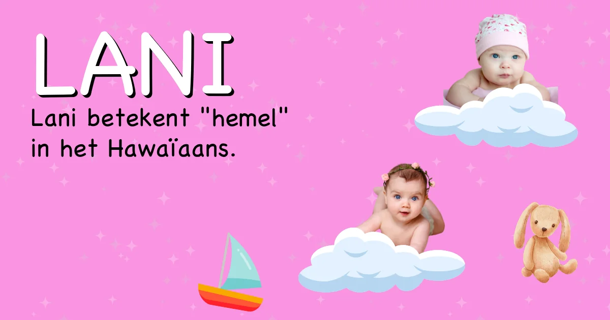 Betekenis van de naam Lani - Ontdek de herkomst en betekenis van deze voornaam