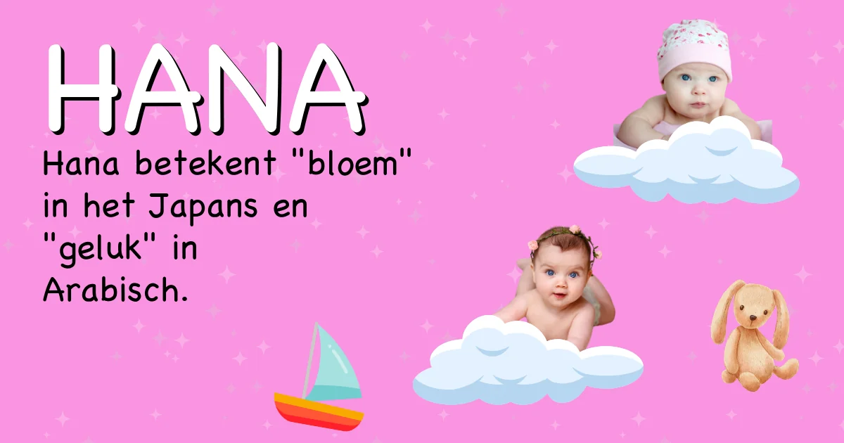 Betekenis van de naam Hana - Ontdek de herkomst en betekenis van deze voornaam