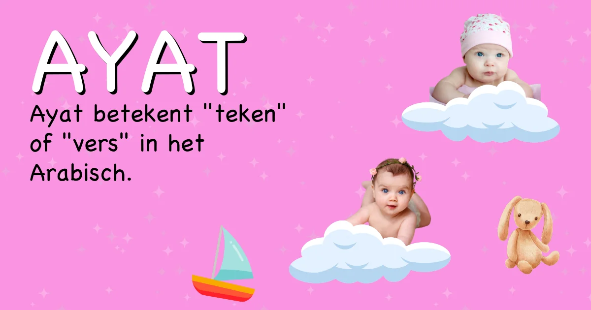 Betekenis van de naam Ayat - Ontdek de herkomst en betekenis van deze voornaam