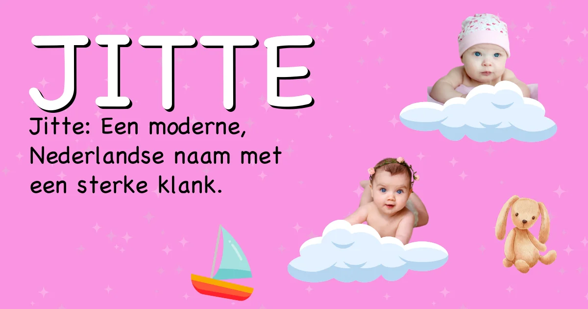 Betekenis van de naam Jitte - Ontdek de herkomst en betekenis van deze voornaam