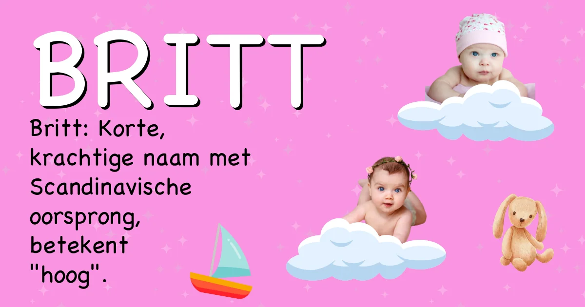 Betekenis van de naam Britt - Ontdek de herkomst en betekenis van deze voornaam