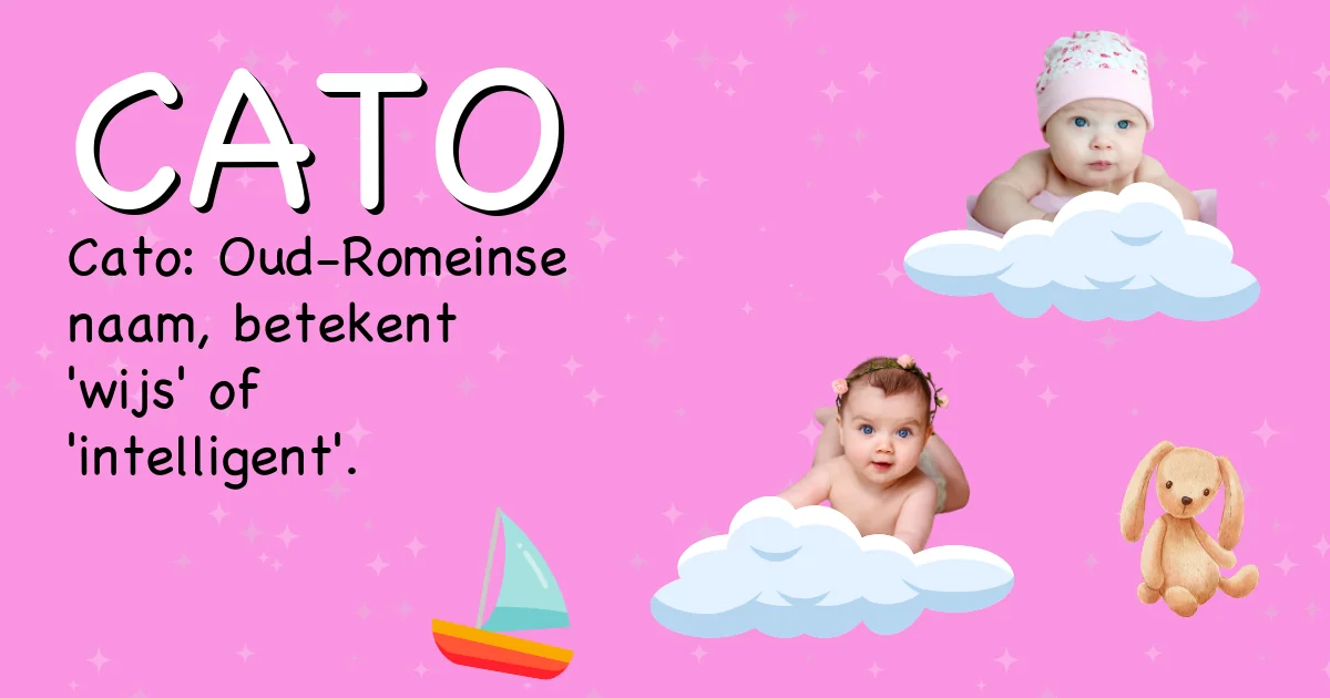 Betekenis van de naam Cato - Ontdek de herkomst en betekenis van deze voornaam