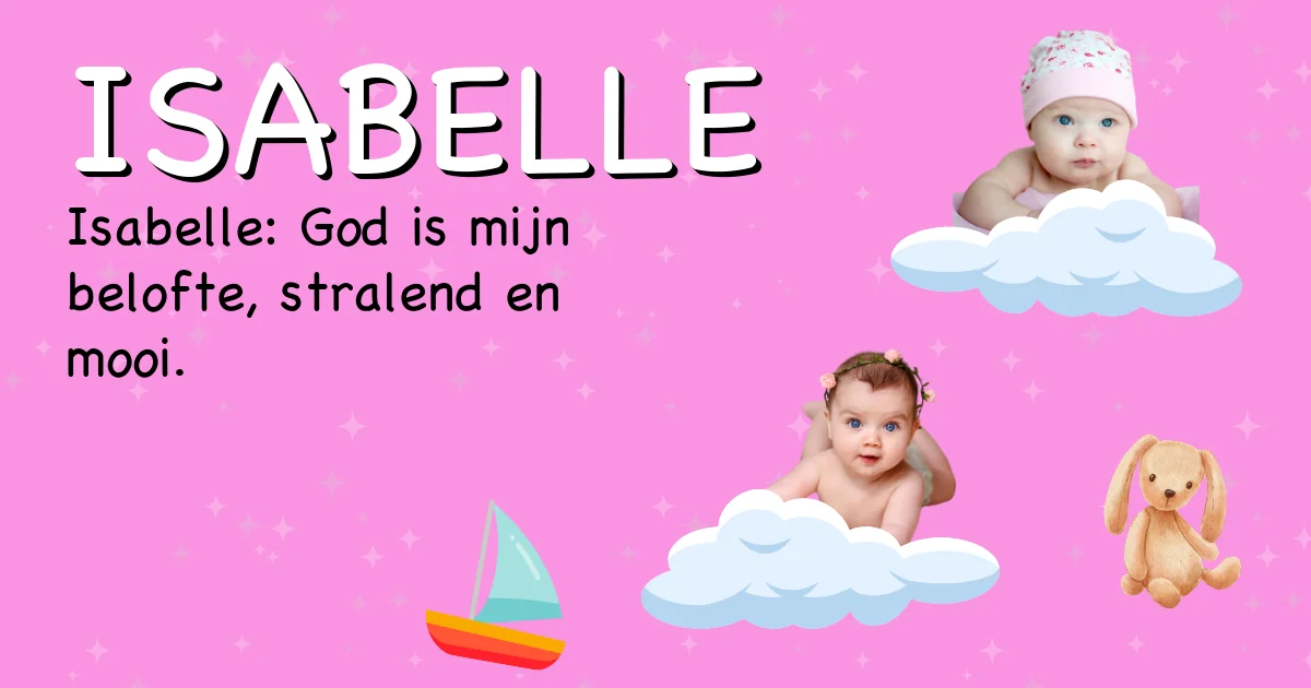Betekenis van de naam Isabelle - Ontdek de herkomst en betekenis van deze voornaam