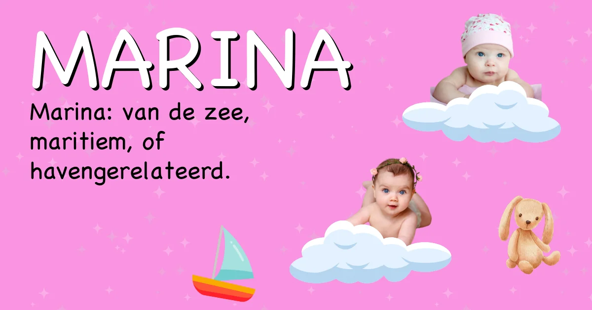 Betekenis van de naam Marina - Ontdek de herkomst en betekenis van deze voornaam