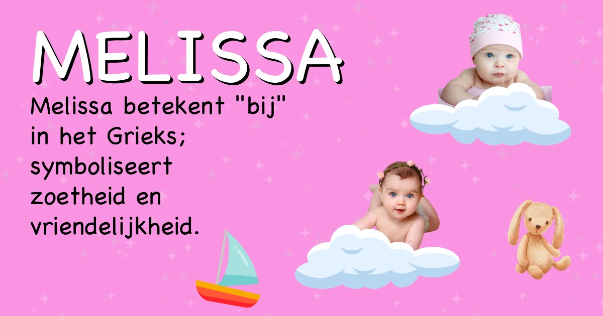 Betekenis van de naam Melissa - Ontdek de herkomst en betekenis van deze voornaam
