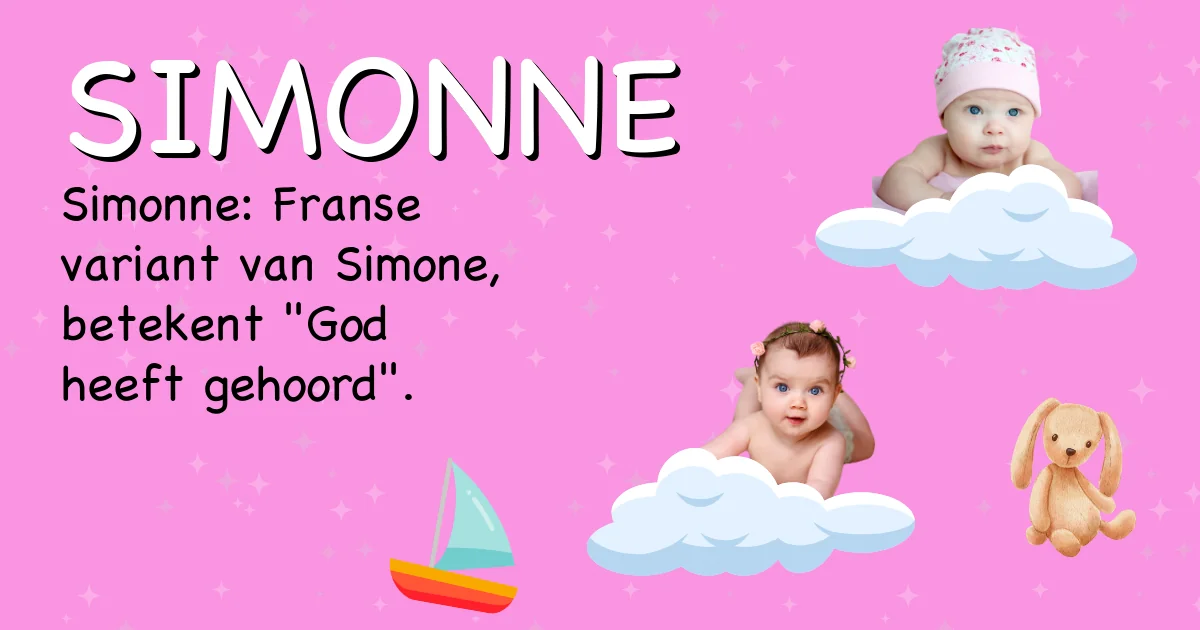 Betekenis van de naam Simonne - Ontdek de herkomst en betekenis van deze voornaam
