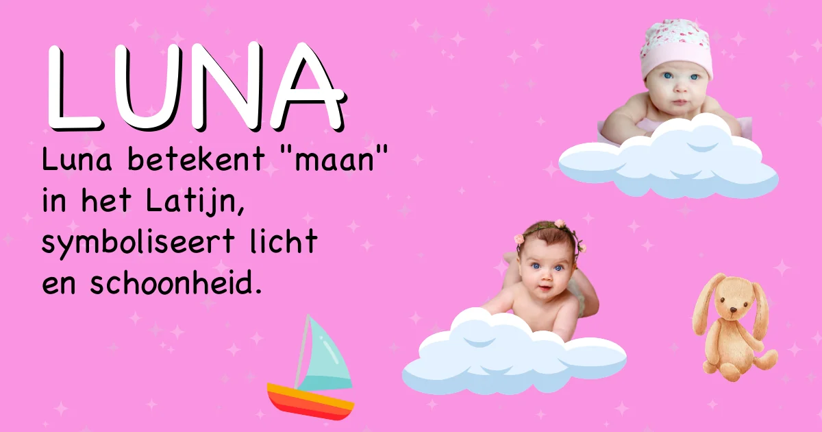 Betekenis van de naam Luna - Ontdek de herkomst en betekenis van deze voornaam