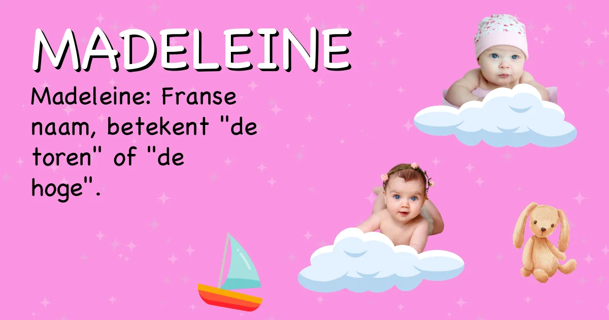 Betekenis van de naam Madeleine - Ontdek de herkomst en betekenis van deze voornaam