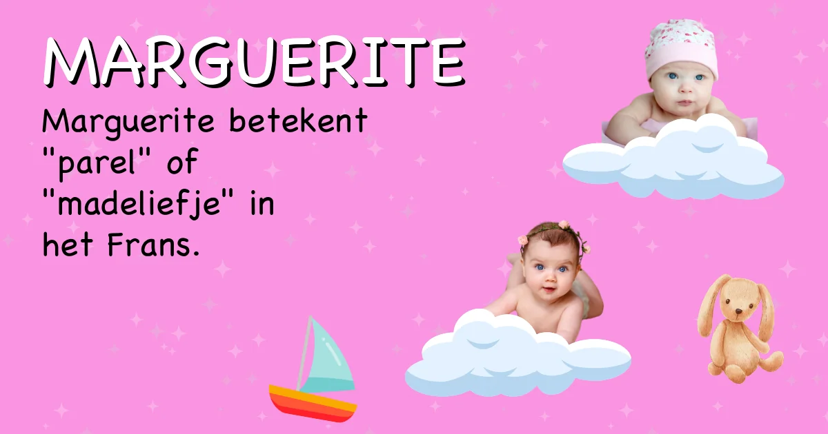 Betekenis van de naam Marguerite - Ontdek de herkomst en betekenis van deze voornaam