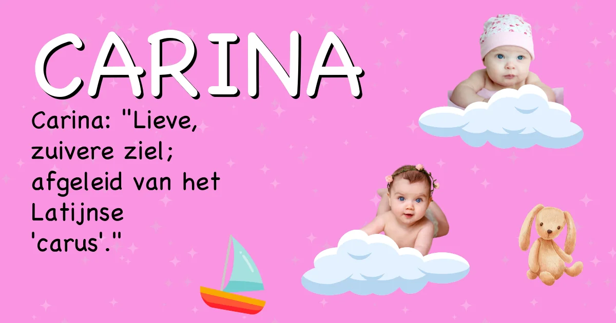 Betekenis van de naam Carina - Ontdek de herkomst en betekenis van deze voornaam