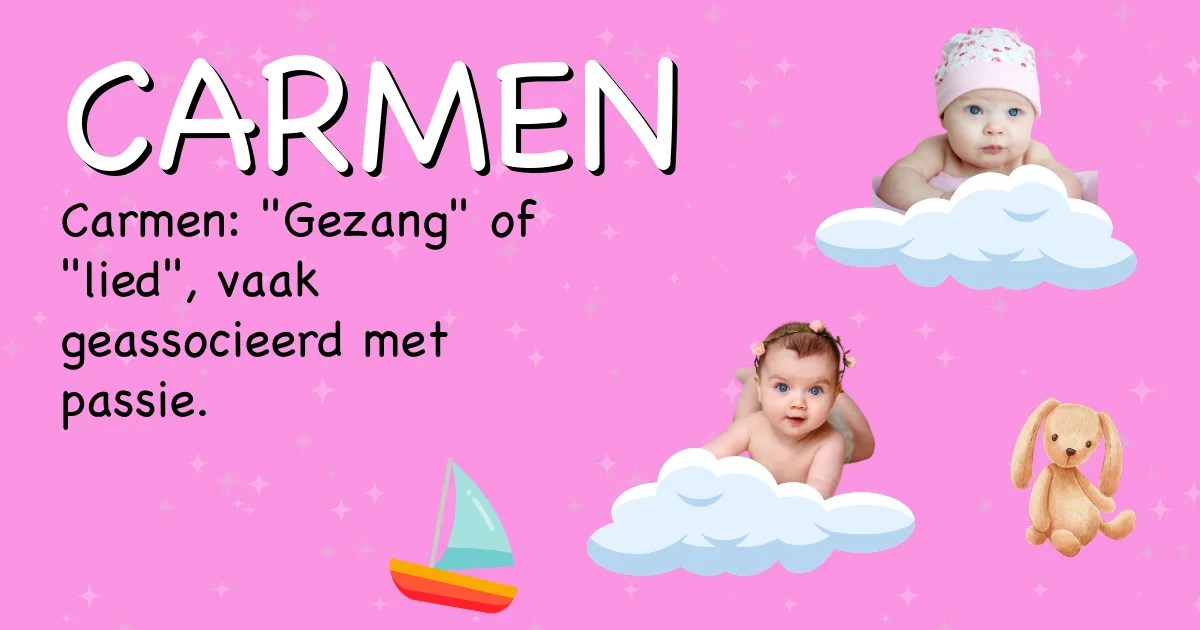 Betekenis van de naam Carmen - Ontdek de herkomst en betekenis van deze voornaam