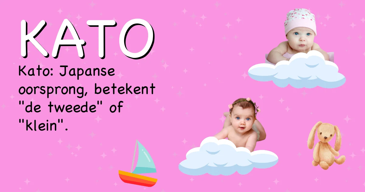 Betekenis van de naam Kato - Ontdek de herkomst en betekenis van deze voornaam