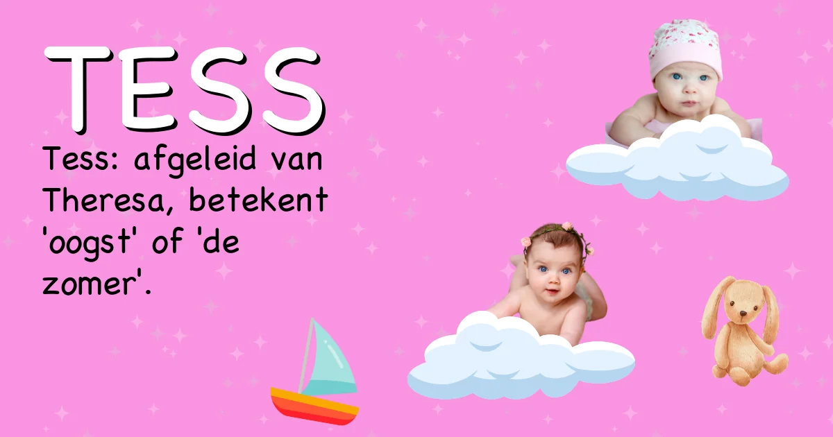 Betekenis van de naam Tess - Ontdek de herkomst en betekenis van deze voornaam