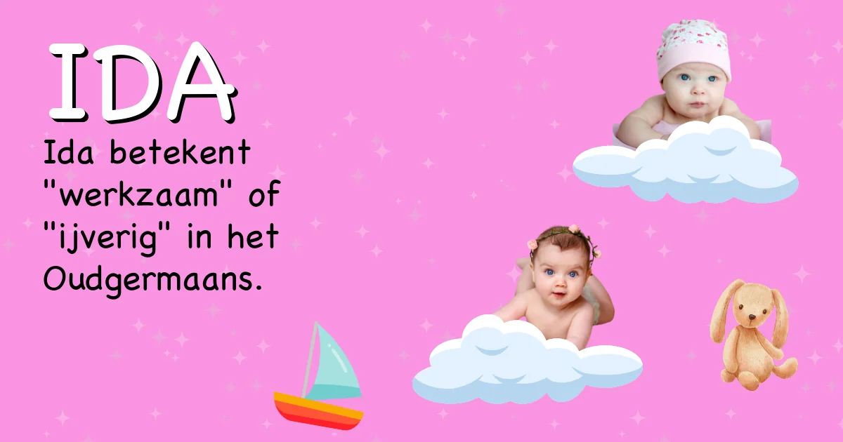 Betekenis van de naam Ida - Ontdek de herkomst en betekenis van deze voornaam