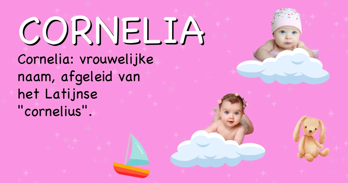 Betekenis van de naam Cornelia - Ontdek de herkomst en betekenis van deze voornaam